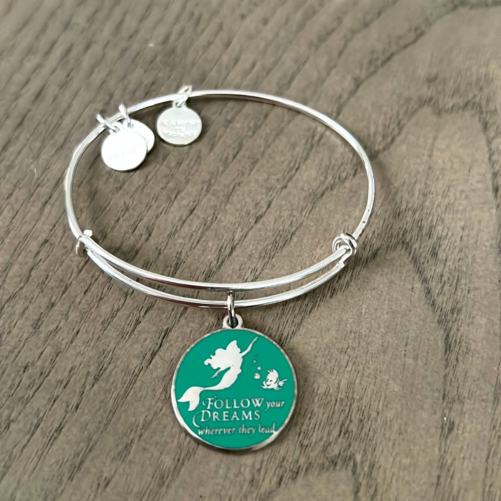 Alex & Ani Disney little mermaid quote bangle bracelet